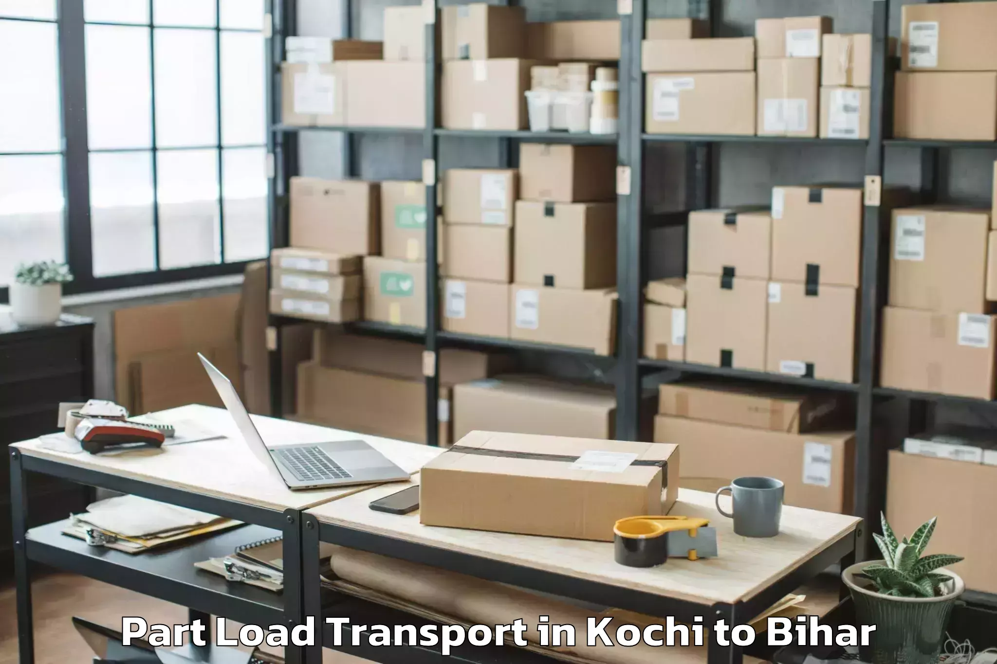 Get Kochi to Tajpur Samastipur Part Load Transport